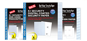 K1 Security One-Sided Prescription Paper from Specialty Papers